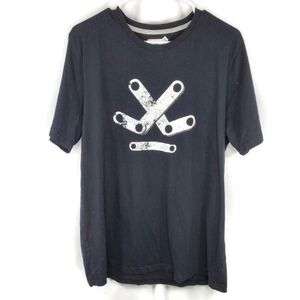 Men's Wrogn Slim Fit Black White T-shirt Size XXL